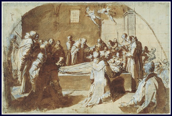 The Deaths of the Blessed Ugoccione and Sostegno (recto),  A Stu