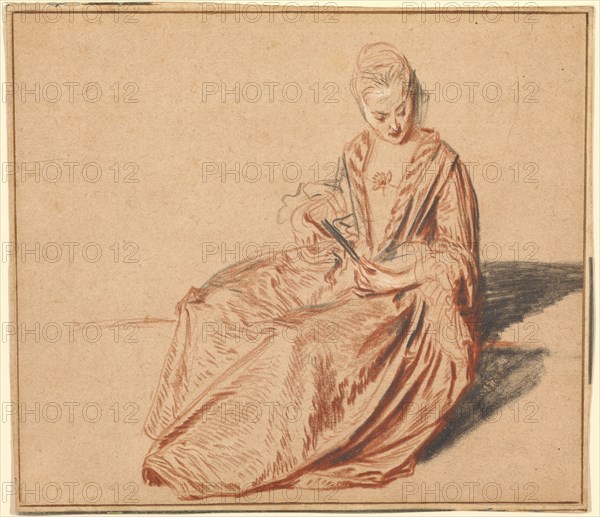 Seated Woman with a Fan