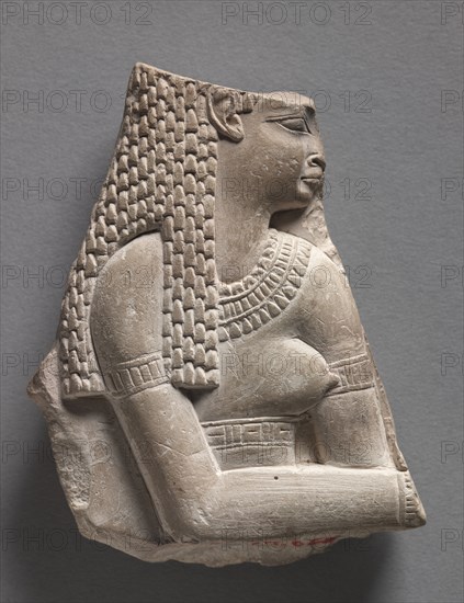 Double-Sided Votive Relief, 305-30 BC. Egypt, Greco-Roman period, early Ptolemaic Dynasty. Limestone; overall: 8.3 x 6.5 x 1.4 cm (3 1/4 x 2 9/16 x 9/16 in.).