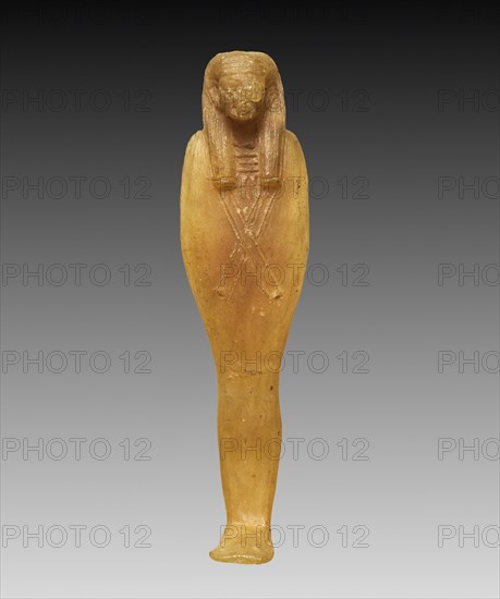 Son of Horus: Imsety, 1000-900 BC. Egypt, Third Intermediate Period, late Dynasty 21 (1069-945 BC) or early Dynasty 22 (945-715 BC). Honey-colored wax with dark amber varnish; overall: 8.1 x 2 cm (3 3/16 x 13/16 in.).