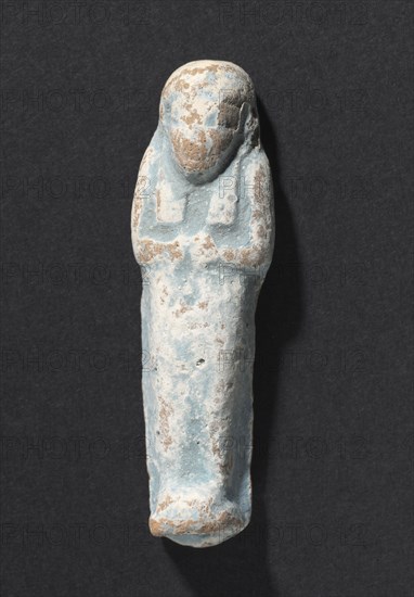 Shawabty of Ditamenpaankh, 715-656 BC. Egypt, Late Period, Dynasty 25. Terracotta; overall: 5.9 x 1.7 x 1.5 cm (2 5/16 x 11/16 x 9/16 in.).