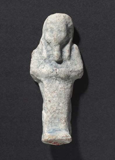Shawabty of Ditamenpaankh,  c. 715-656 BC. Egypt, Late Period, Dynasty 25, c. 715-656 BC. Faience; overall: 5.7 x 1.8 x 1.5 cm (2 1/4 x 11/16 x 9/16 in.).