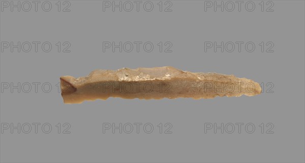 Sickle Blade, 1980-1801 BC. Egypt, Middle Kingdom, Dynasty 12. Flint; overall: 5 cm (1 15/16 in.).