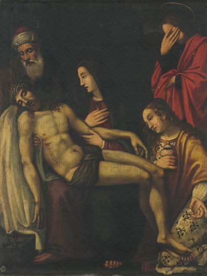 Pietà, late 1500s. Possibly Italy, Florence, late 16th century, or later. Oil on canvas; unframed: 117 x 89 cm (46 1/16 x 35 1/16 in.).