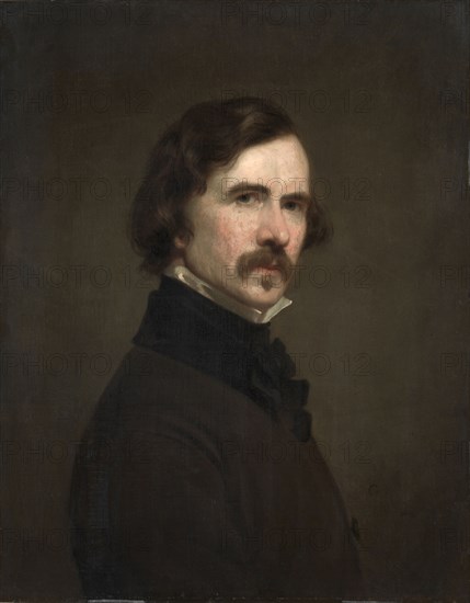 Self-Portrait, 1852. George Peter Alexander Healy (American, 1813-1894). Oil on canvas; unframed: 71.8 x 56.5 cm (28 1/4 x 22 1/4 in.).