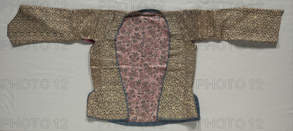 Jacket for a Child, 1700s. Iran, 18th century. Silk taquete; overall: 53.4 x 124 cm (21 x 48 13/16 in.)