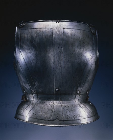 Backplate, mid 1500s. Germany, Landshut, mid-16th century. Steel; overall: 41.3 x 35.9 x 17.4 cm (16 1/4 x 14 1/8 x 6 7/8 in.).