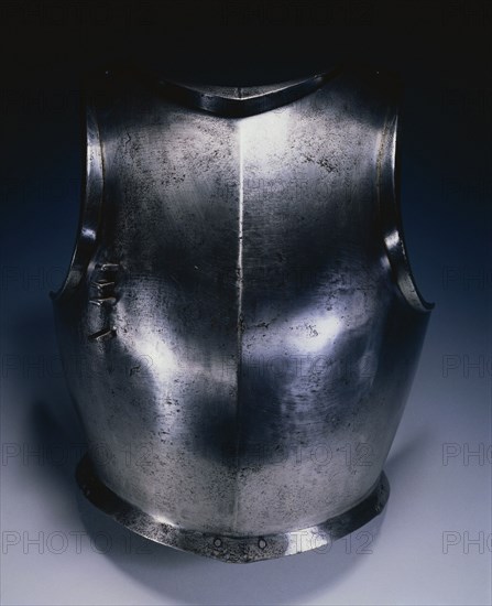 Gothic Breastplate , c. 1490-1500. Possibly by Domenico dei Barini (Italian, 1492-c. 1516). Steel (with Lance Rest Mount); overall: 45 x 35.2 cm (17 11/16 x 13 7/8 in.).