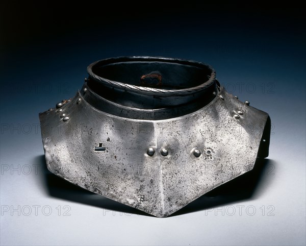 Gorget, c. 1560. Germany, 16th century. Steel; overall: 31.6 x 25.2 x 17.2 cm (12 7/16 x 9 15/16 x 6 3/4 in.).