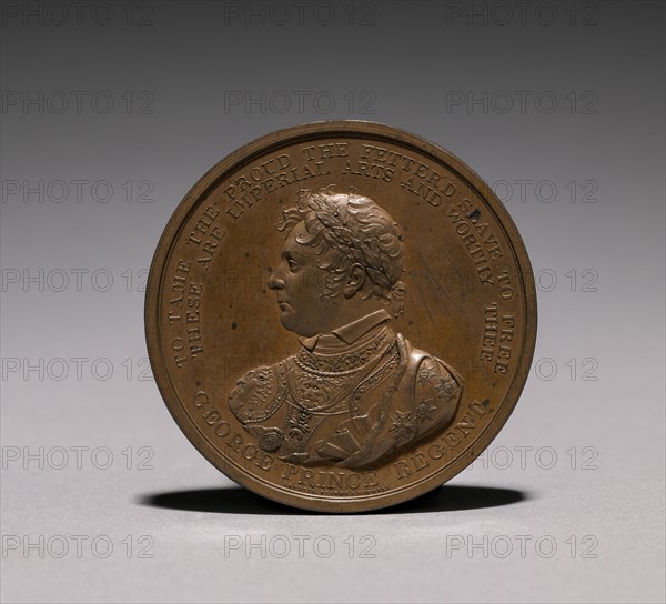 Medal: George, Prince Regent (obverse). Thomas Wyon (British, 1792-1817). Bronze; diameter: 5.1 cm (2 in.).