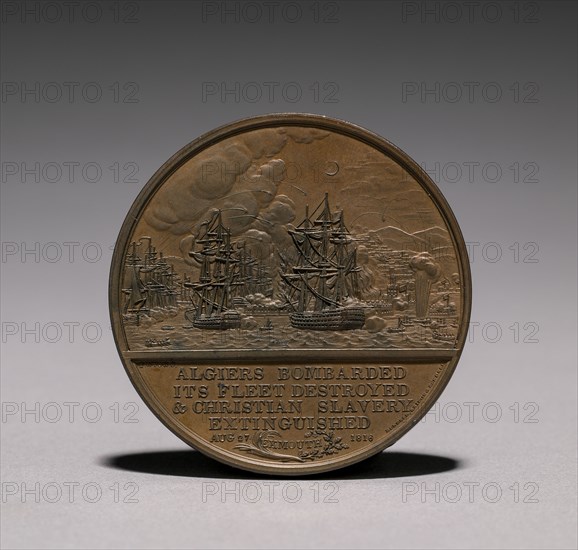 Medal: George, Prince Regent (reverse). Thomas Wyon (British, 1792-1817). Bronze; diameter: 5.1 cm (2 in.).