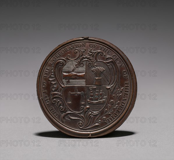 Medal:  Commemorating the Destruction of Kittanning by Col. Armstrong, 8 September 1756, 1756. America, 18th century. Bronze; diameter: 5.1 cm (2 in.).