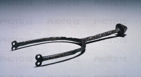 Pricked Spur, 1200s. Spain, 13th century. Steel; overall: 19 x 8.4 cm (7 1/2 x 3 5/16 in.).