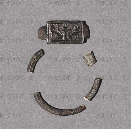 Finger Ring, 1069-715 BC. Egypt, Third Intermediate Period. Silver; diameter: 1.8 cm (11/16 in.); overall: 1.2 cm (1/2 in.).
