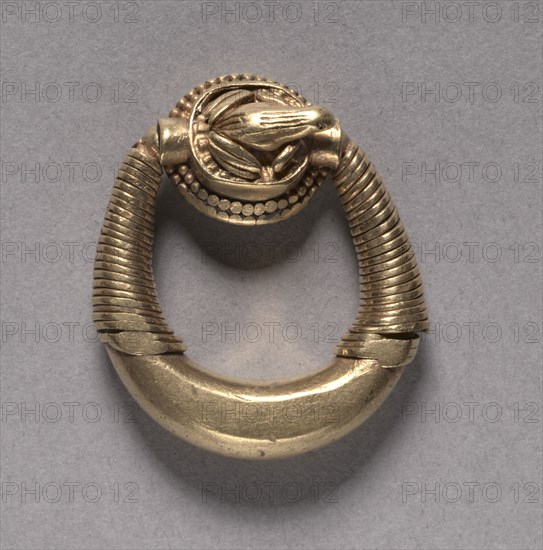 Finger Ring with Frog, c. 1353-1337 BC. Egypt, New Kingdom, Dynasty 18, reign of Akhenaten. Gold; diameter: 2.3 cm (7/8 in.); overall: 1.3 cm (1/2 in.).