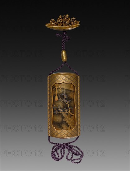 Inro, late 18th century. Japan, Edo Period (1615-1868). Lacquer; overall: 12.6 x 5.6 cm (4 15/16 x 2 3/16 in.).