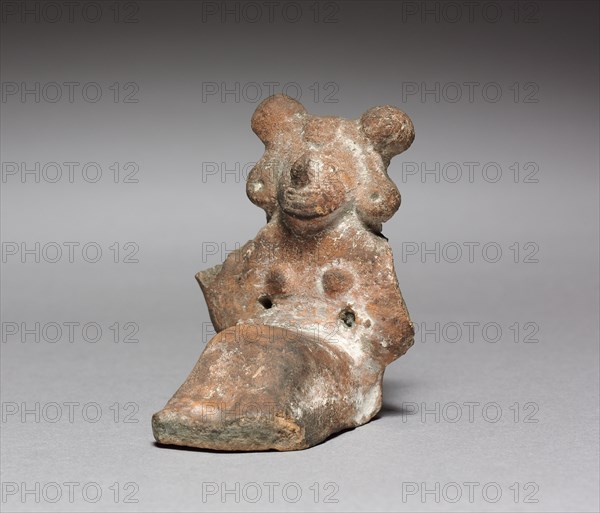 Figurine, 1325-1521. Mexico, Aztec, 14th century-16th century. Terracotta; overall: 6 cm (2 3/8 in.).