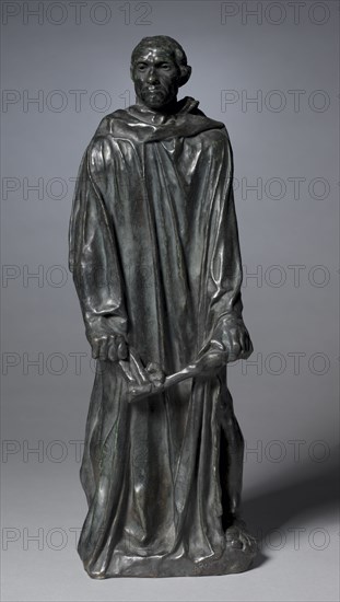 Jean d'Aire, 1884. Auguste Rodin (French, 1840-1917). Bronze; overall: 47 x 16.5 x 12.1 cm (18 1/2 x 6 1/2 x 4 3/4 in.)