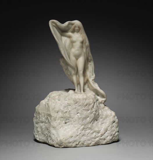 Chastity, c. 1900. Théodore Rivière (French, 1857-1912). Marble; overall: 35 cm (13 3/4 in.); base: 14 cm (5 1/2 in.)