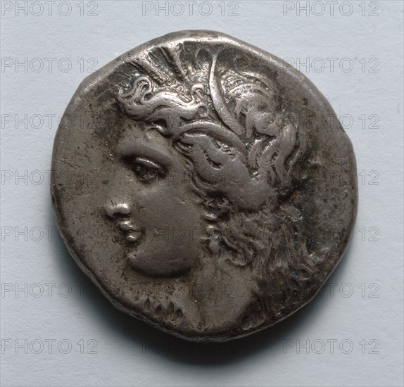 Stater, 330-300 BC. Greece, 4th century BC. Silver; diameter: 2 cm (13/16 in.).