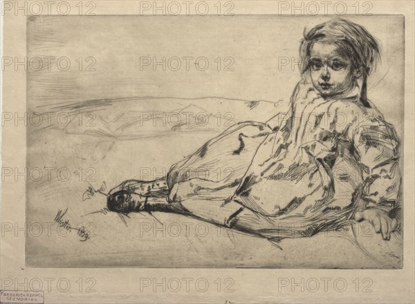 Bibi Valentin. James McNeill Whistler (American, 1834-1903). Etching