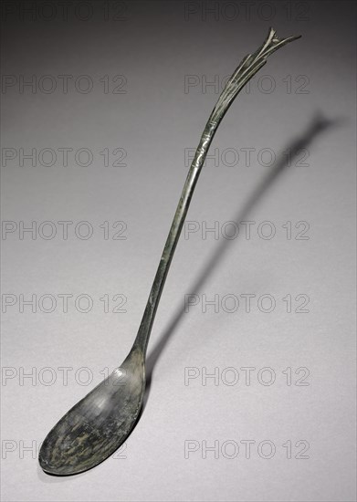 Spoon with Fish-Tail Design, 918-1392. Korea, Goryeo period (918-1392). Bronze; overall: 27 cm (10 5/8 in.).