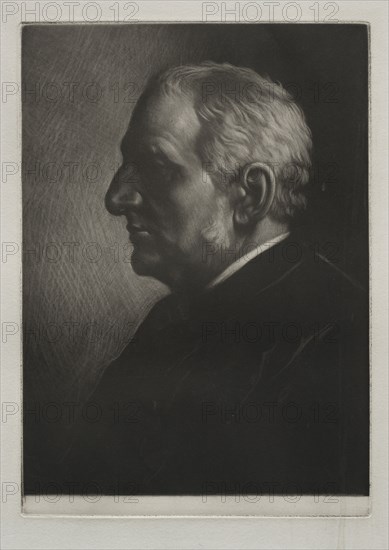 Sir Seymour Haden. Alphonse Legros (French, 1837-1911). Mezzotint