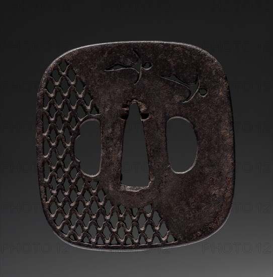 Sword Guard, 1615-1868. Japan, Edo period (1615-1868). Iron; average: 6.4 x 6.4 cm (2 1/2 x 2 1/2 in.).