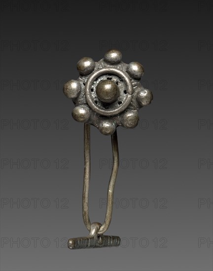 Button, 1800s. Sardinia, 19th century. Silver; overall: 6.1 cm (2 3/8 in.).