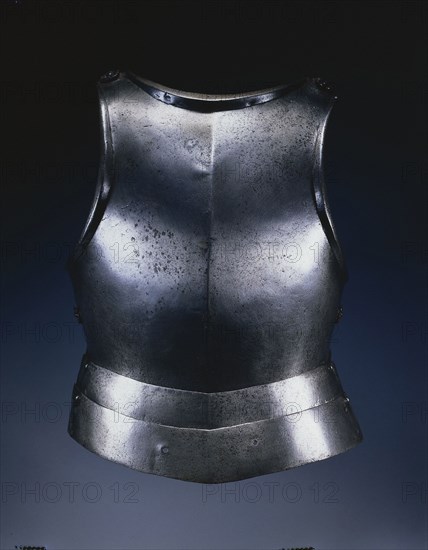Gothic Breastplate and Taces, c. 1475-1500. North Italy, late 15th Century. Steel with brass rosette rivets; overall: 41 x 31.7 x 14 cm (16 1/8 x 12 1/2 x 5 1/2 in.).