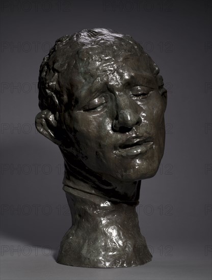 Heroic Head of Pierre de Wissant, One of the Burghers of Calais, 1886. Auguste Rodin (French, 1840-1917). Bronze; overall: 83.5 x 47 x 55.3 cm (32 7/8 x 18 1/2 x 21 3/4 in.).