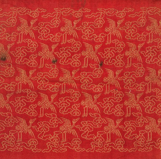 Fragment, 1800s. Japan, 19th century. Silk; overall: 30.5 x 30.5 cm (12 x 12 in.).