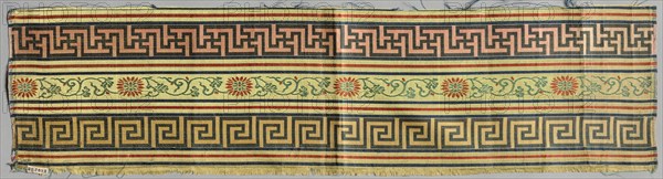 Border, 1800s. China, 19th century. Silk; overall: 74.9 x 19.1 cm (29 1/2 x 7 1/2 in.)