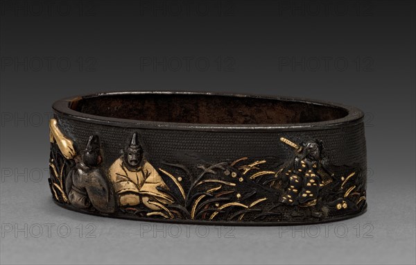 Fuchi, 1700-1850. Japan, Tokugawa period. Shakudo; average: 3.9 x 2.3 cm (1 9/16 x 7/8 in.).