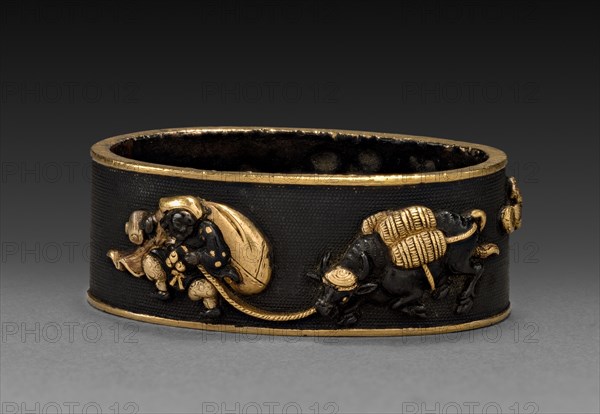 Fuchi, 1700-1850. Japan, Tokugawa period. Shakudo; average: 3.9 x 2.3 cm (1 9/16 x 7/8 in.).