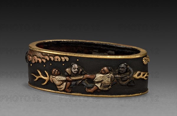 Fuchi, 1700-1850. Japan, Tokugawa period. Shakudo; average: 3.9 x 2.3 cm (1 9/16 x 7/8 in.).