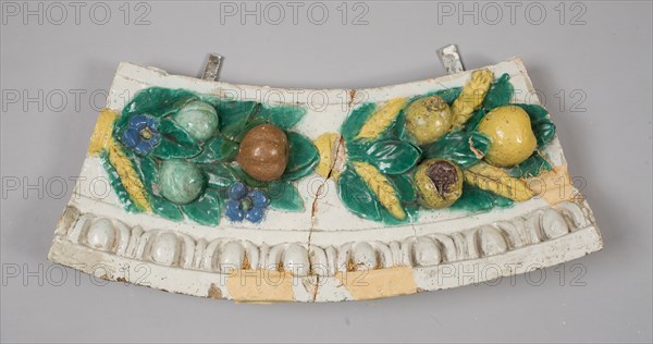 Fragment, c. 1900-1910. Benedetto Buglioni (Italian, 1461-1521). Glazed terracotta; overall: 198.1 x 165.1 cm (78 x 65 in.).