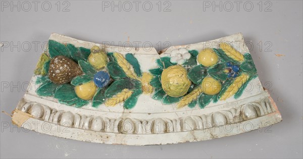 Fragment, c. 1900-1910. Benedetto Buglioni (Italian, 1461-1521). Glazed terracotta; overall: 198.1 x 165.1 cm (78 x 65 in.).