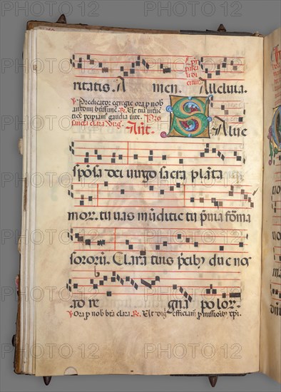 Gradual, c. 1520. Circle of Girolamo dai Libri (Italian, 1474-1555). Ink, tempera, and gold on vellum; wood binding; codex: 51.1 x 35.6 x 8.9 cm (20 1/8 x 14 x 3 1/2 in.)