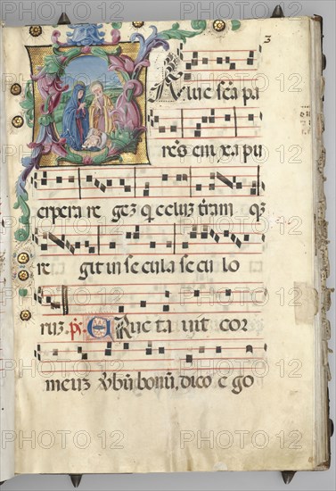 Gradual, c. 1520. Circle of Girolamo dai Libri (Italian, 1474-1555). Ink, tempera, and gold on parchment; codex: 51.1 x 35.6 x 8.9 cm (20 1/8 x 14 x 3 1/2 in.)