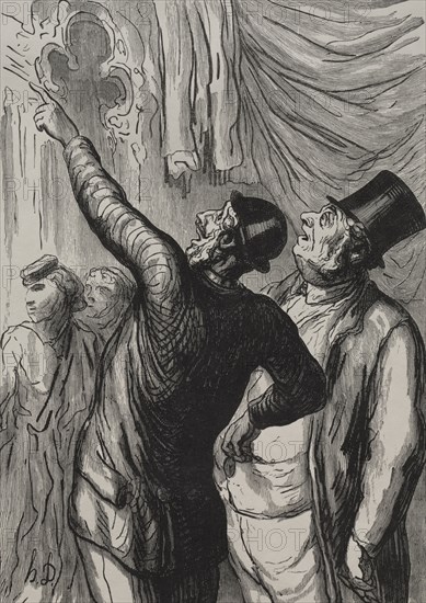 The World's Fair: A Real Guide. Honoré Daumier (French, 1808-1879). Wood engraving
