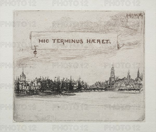 Amstelodamum, 1863. Francis Seymour Haden (British, 1818-1910). Etching