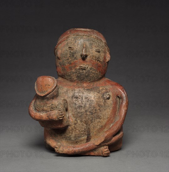 Figures, before 1921. Colombia, 18th-19th century. Red ware; overall: 21 x 17.2 cm (8 1/4 x 6 3/4 in.).