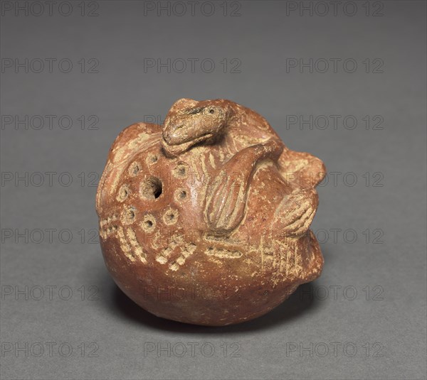 Chameleon, before 1921. Colombia. Red ware; overall: 7.5 x 8.5 cm (2 15/16 x 3 3/8 in.).