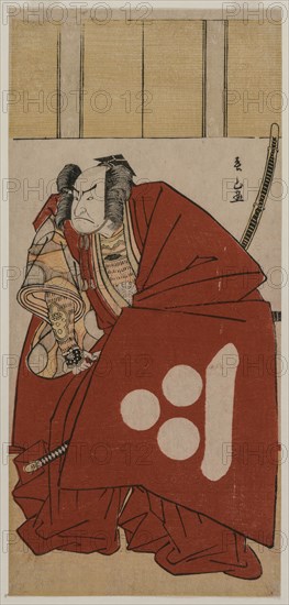 Nakamura Nakazo I as Watanabe no Tsuna, 1781. Katsukawa Shunzan (Japanese). Color woodblock print; sheet: 31 x 14.4 cm (12 3/16 x 5 11/16 in.).