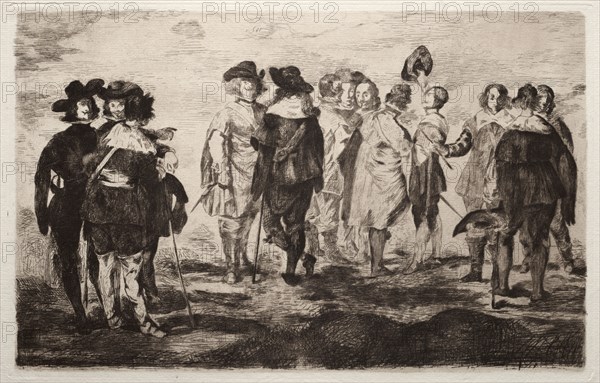 Les petits cavaliers. Edouard Manet (French, 1832-1883). Etching