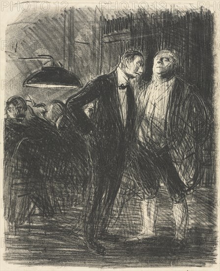 Le Decavé. Jean Louis Forain (French, 1852-1931). Lithograph