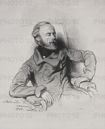 Ch. Chandellier, 1842. Paul Gavarni (French, 1804-1866). Lithograph
