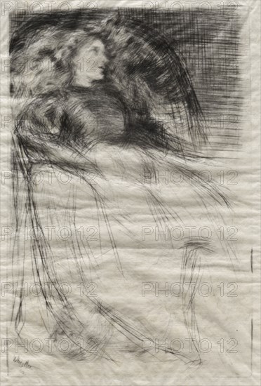 Weary, 1863. James McNeill Whistler (American, 1834-1903). Drypoint