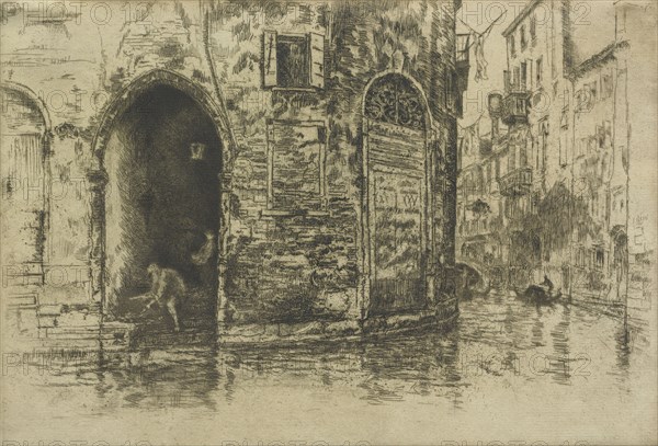 Two Doorways, 1880. James McNeill Whistler (American, 1834-1903). Etching